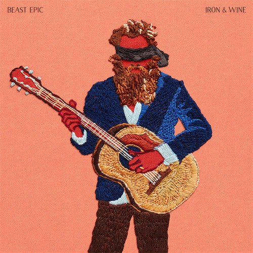 Iron & Wine - Beast Epic (2 x Vinyl) (Red and Blue Vinyl) (Pre - Loved) - NM - Iron & Wine - Beast Epic - Vinyl LP's - Yellow Racket Records