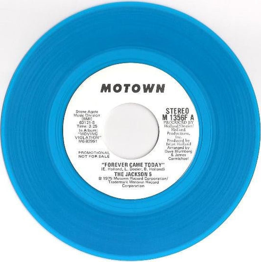 Jackson 5, The - Forever Came Today (7", Promo, Blue Vinyl) (Pre - Loved) - VG+ - Jackson 5, The - Forever Came Today (7", Promo, Blue Vinyl) (Pre-Loved) - Vinyl 7" Singles - Yellow Racket Records