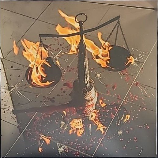 Judiciary - Flesh + Blood (Red Bone & Black Mix Vinyl) (Pre - Loved) - VG+ - 196925632355 - Vinyl LP's - Yellow Racket Records