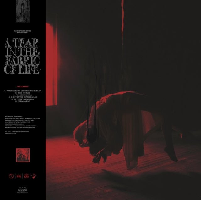Knocked Loose - Tear in the Fabric of Life (Clear Red, Black, Splatter Vinyl) - 810540037929 - Vinyl LP's - Yellow Racket Records