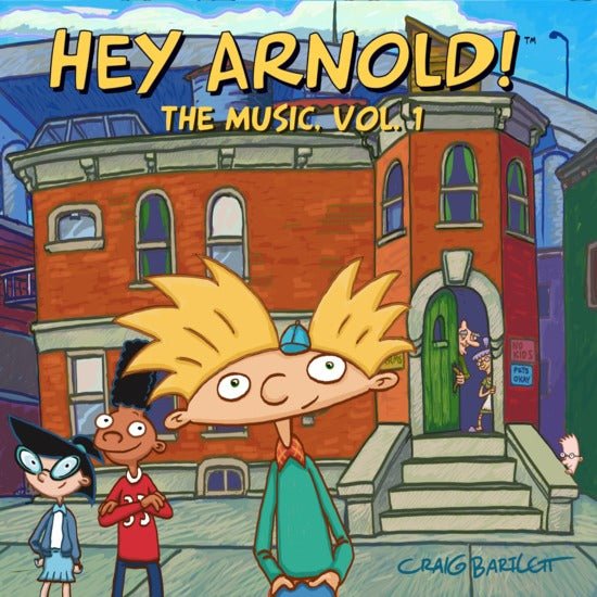 Lang, Jim - Hey Arnold! The Music, Vol. 1 (Gerald Pie Chart, Vinyl) - 843563198636 - Vinyl LP's - Yellow Racket Records