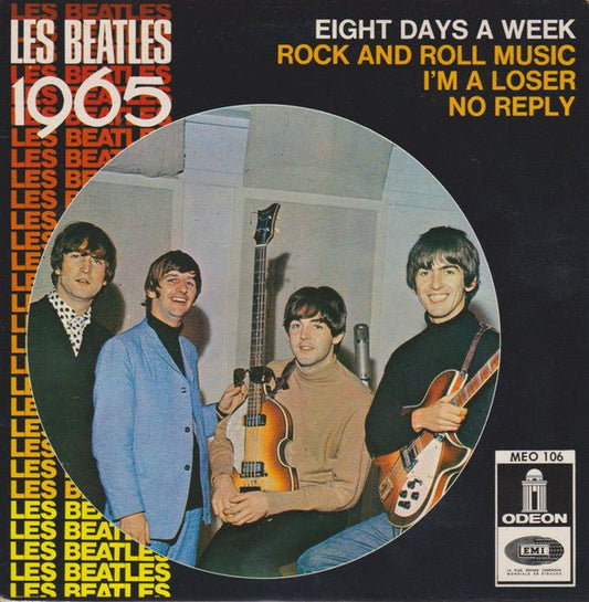 Les Beatles - Les Beatles 1965 (French Pressing) (BIEM on right side of label, EP, Repress) (Pre - Loved) - VG+ - Les Beatles - Les Beatles 1965 (French Pressing) (BIEM on right side of label, EP, Repress) (Pre-Loved) - Vinyl 7" Singles - Yellow Racket Records