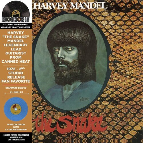 Mandel, Harvey - Snake (Colored Vinyl) (RSD 2025) - 819514012801 - Vinyl LP's - Yellow Racket Records