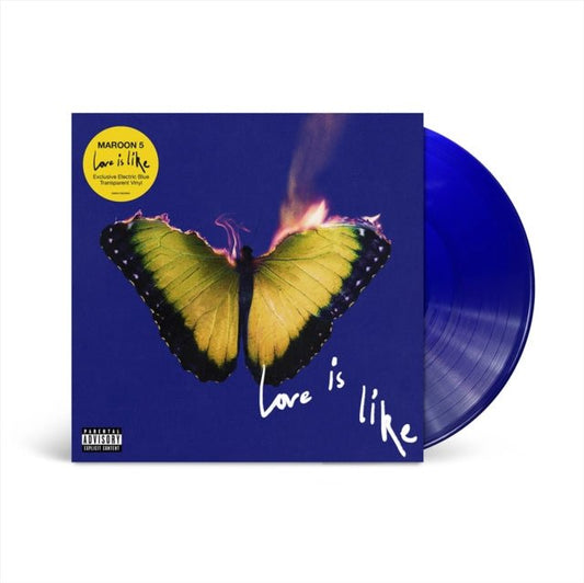 Maroon 5 - Love Is Like (Indie Exclusive, Limited Edition, Blue Vinyl, Signed Art Card) - 602478628863 - Vinyl LP's - Yellow Racket Records