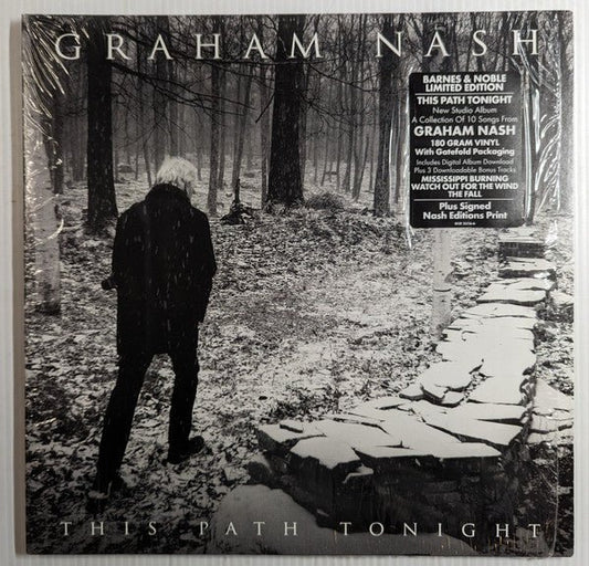 Nash, Graham - This Path Tonight (Barnes & Noble Limited Edition, Signed Lithograph) (Pre - Loved) - VG+ - Nash, Graham - This Path Tonight - Vinyl LP's - Yellow Racket Records