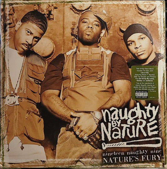 Naughty by Nature - 19 Naughty Nine Nature's Fury (2 x Vinyl) (Pre - Loved) - VG+ - Naughty by Nature - 19 Naughty Nine Nature's Fury - Vinyl LP's - Yellow Racket Records