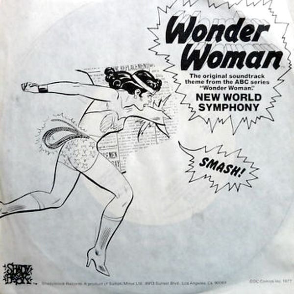 New World Symphony - Wonder Woman (7", Promo) (Pre - Loved) - VG+ - New World Symphony - Wonder Woman (7", Promo) (Pre-Loved) - Vinyl 7" Singles - Yellow Racket Records