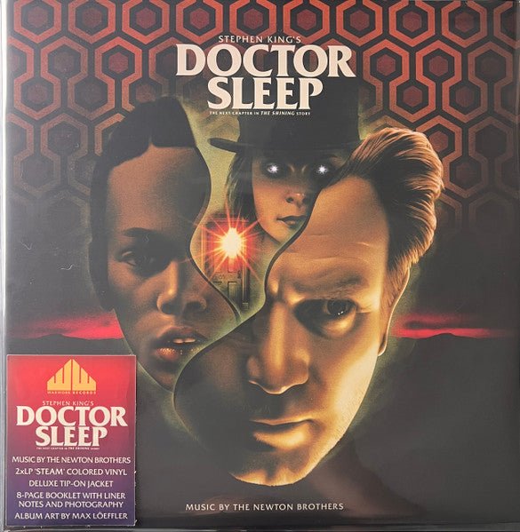 Newton Brothers, The - Stephen King's Doctor Sleep (The Next Chapter In The Shining Story) (2 x Vinyl, Clear With White Mist [Psychic Essence Steam] Vinyl) (Pre - Loved) - M - 728028508789 - Vinyl LP's - Yellow Racket Records