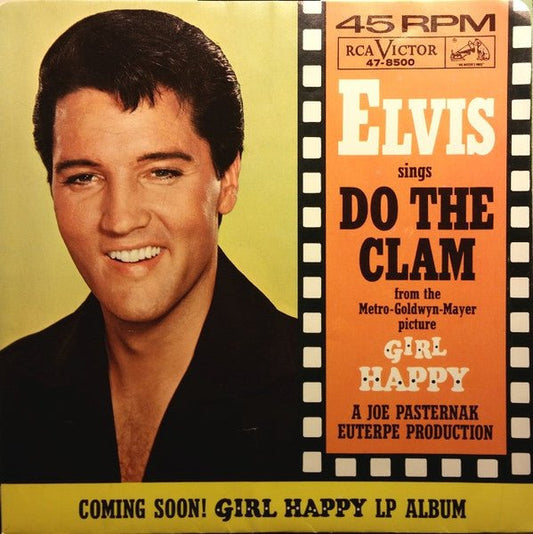 Presley, Elvis - Do The Clam/You'll Be Gone (7" w/Original Picture Sleeve) (Pre - Loved) - VG+ - Presley, Elvis - Do The Clam/You'll Be Gone - Vinyl 7" Singles - Yellow Racket Records