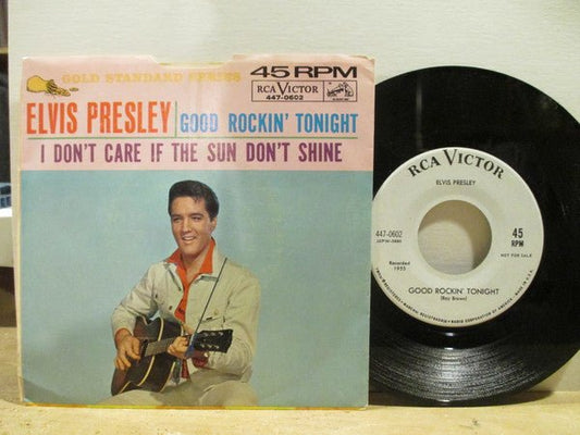 Presley, Elvis - Good Rockin' Tonight/I Don't Care If The Sun Don't Shine (7", 1964, Promo) (Pre - Loved) - VG - Presley, Elvis - Good Rockin' Tonight/I Don't Care If The Sun Don't Shine (Promo) - Vinyl 7" Singles - Yellow Racket Records