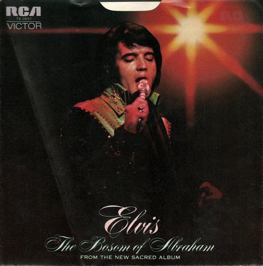 Presley, Elvis - He Touched Me / Bosom Of Abraham (7", Stereo, Indianapolis Pressing) (Pre - Loved) - VG+ - Presley, Elvis - He Touched Me / Bosom Of Abraham (7", Stereo, Indianapolis Pressing) (Pre-Loved) - Vinyl 7" Singles - Yellow Racket Records