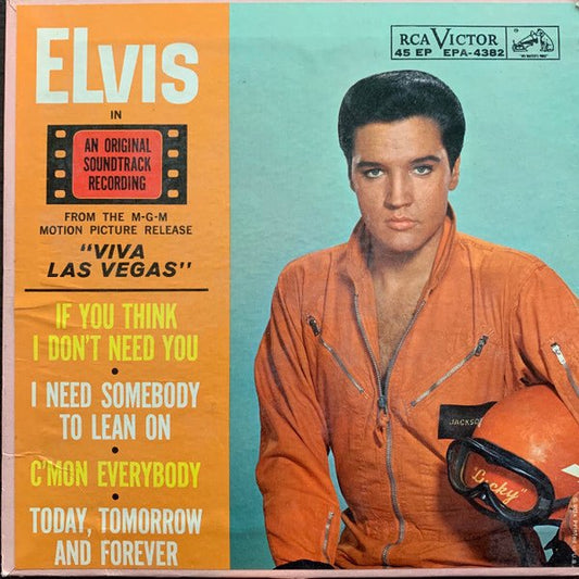 Presley, Elvis, The Jordanaires - Viva Las Vegas (7", Black Label, Indianapolis Pressing) (Pre - Loved) - VG - Presley, Elvis, The Jordanaires - Viva Las Vegas (7", Black Label, Indianapolis Pressing) (Pre-Loved) - Vinyl 7" Singles - Yellow Racket Records