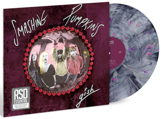 Smashing Pumpkins, The - Gish (FLAWED) (RSD Essential, 35th Anniversary, Gray, Pink & Purple Splatter Vinyl) - NF - 199957244329 - Vinyl LP's - Yellow Racket Records
