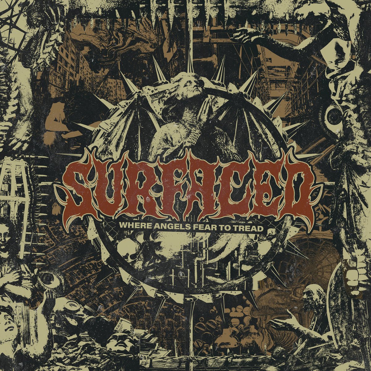 Surfaced - Where Angels Fear To Tread - N - Surfaced - Where Angels Fear To Tread - Vinyl LP's - Yellow Racket Records