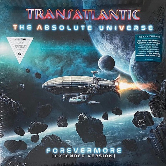 Transatlantic - The Absolute Universe - Forevermore (Extended Version) (3 x Vinyl, Limited Edition, No CDs, Stereo, 180g, Turquoise Transparent Vinyl) (Pre - Loved) - NM - 194398436210 - Vinyl LP's - Yellow Racket Records