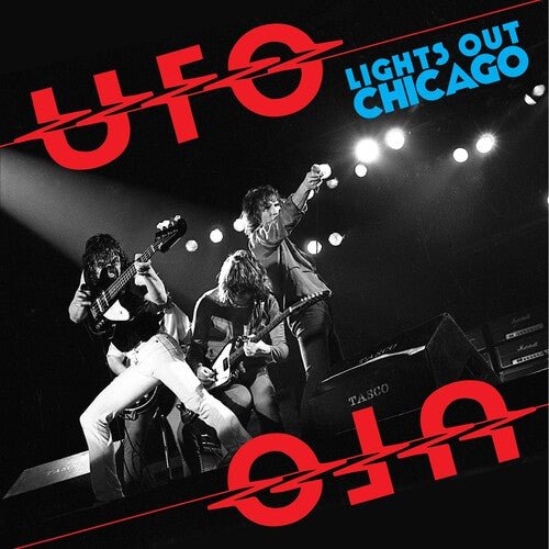 UFO - Lights Out In Chicago (Red w Black Spatter, Limited Edition) - 889466378416 - Vinyl LP's - Yellow Racket Records