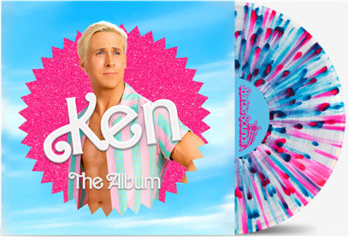 Various ‚Äé‚Äì Barbie The Album (Ken Exclusive Cover, Clear Blue Splatter Vinyl)