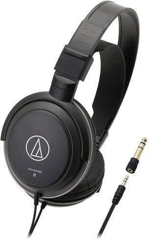 Audio Technica ATH-AVC200 SonicPro Over-Ear Headphones - Closed Back -40 mm Drivers With Large Adjustable Headband (Black)