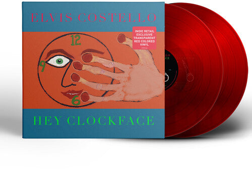 Costello, Elvis - Hey Clockface (Clear Vinyl, Red Vinyl, Gatefold, 2LP, Indie Exclusive)
