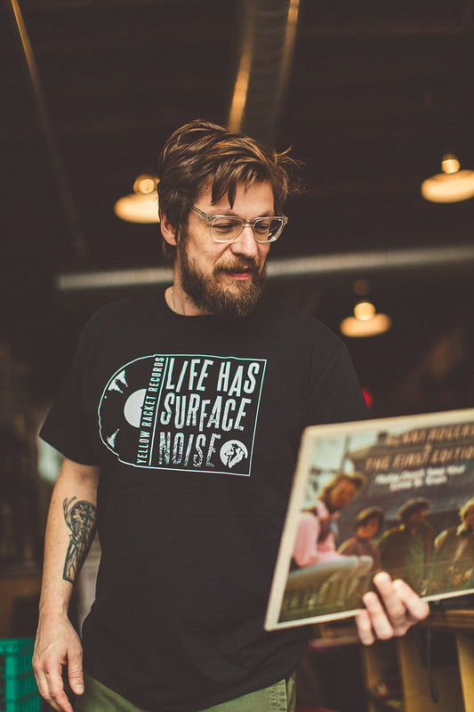 "Life Has Surface Noise" Classic Black & White T-Shirt