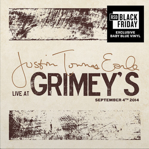 Earle, Justin Townes - Live At Grimeys (Blue Vinyl) (RSD Black Friday 2023)
