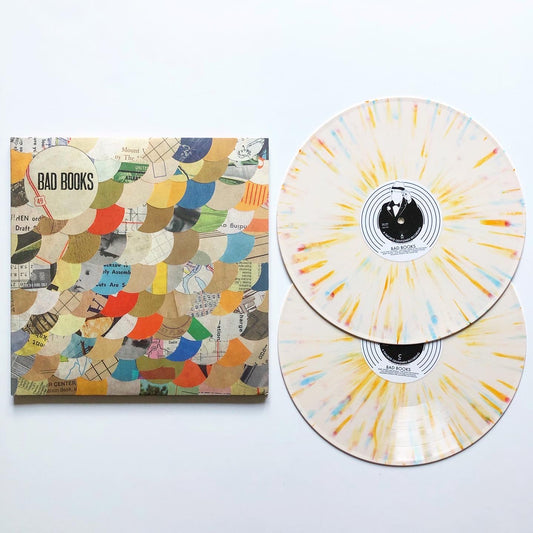 Bad Books - Bad Books (Cream with Orange, Yellow, Blue Splatter)