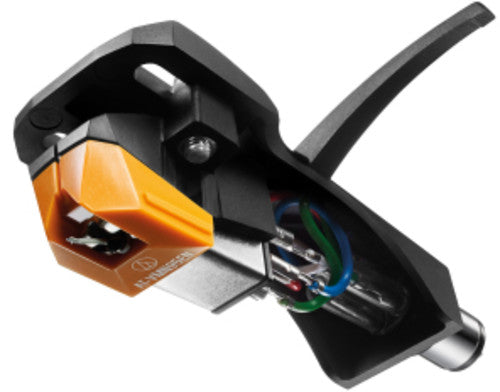 Audio-Technica - VM95EN/H Headshell/ Dual Moving Magnet Cartridge (Black/Orange)