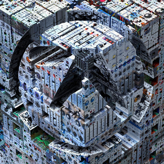Aphex Twin - Blackbox Life Recorder 21f / in a room7 F760 (12" EP, 6-Panel Diorama)